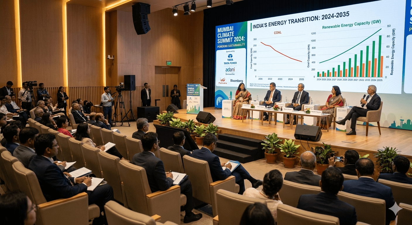 मुंबई क्लाइमेट वीक 2026: थर्मल पावर,AI image