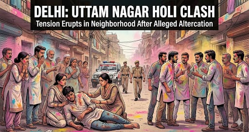 “होली पर युवक की पिटाई”