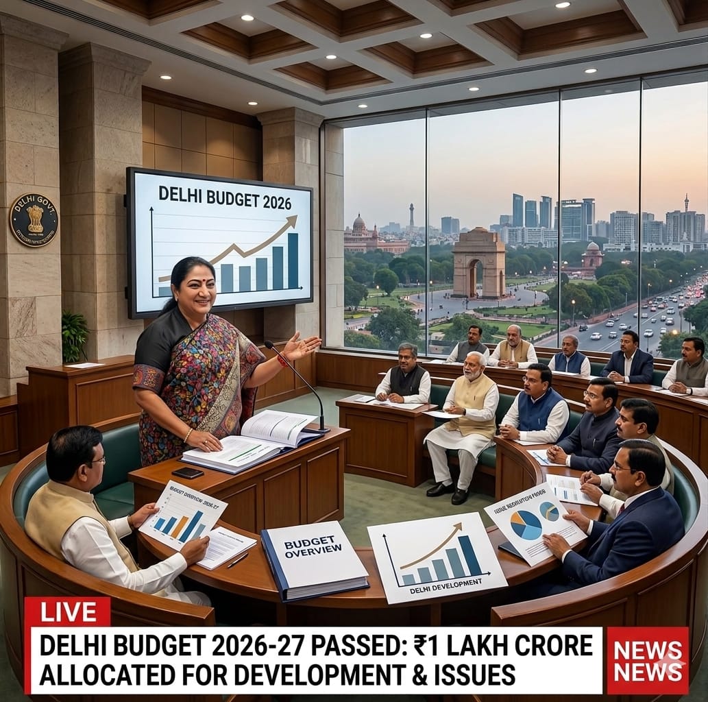 दिल्ली बजट 2025–26: ₹1 लाख करोड़