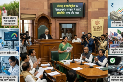AI image of Sansad discussion on e20