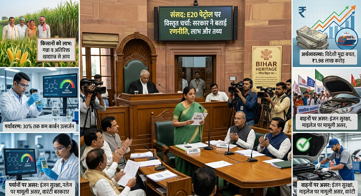 AI image of Sansad discussion on e20