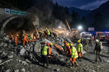 AI Image of Sikkim tunnel tragedy