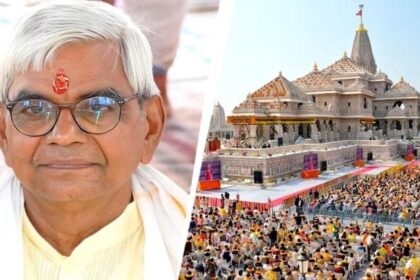 Kirshan Mohan ,the new interim general secretary of Ram Mandir