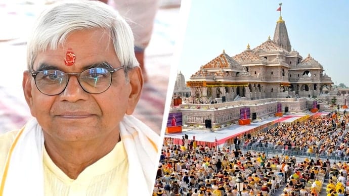 Kirshan Mohan ,the new interim general secretary of Ram Mandir