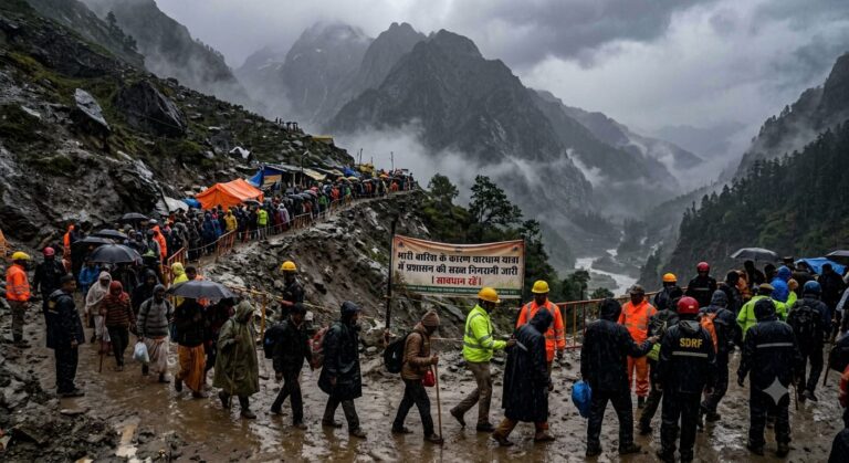 AI image of chardham yatra topic