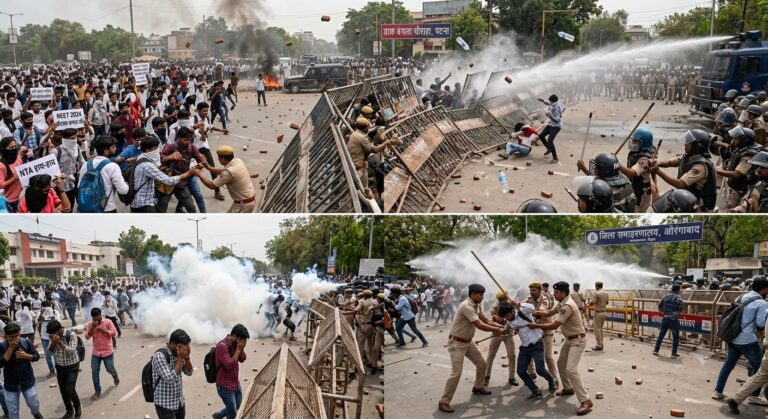 AI Image of bihar Protest site