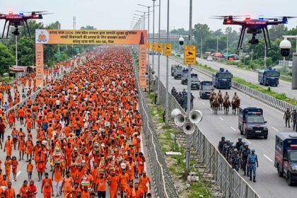 AI image of Kawad yatra 2026