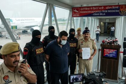 AI image of goons and police