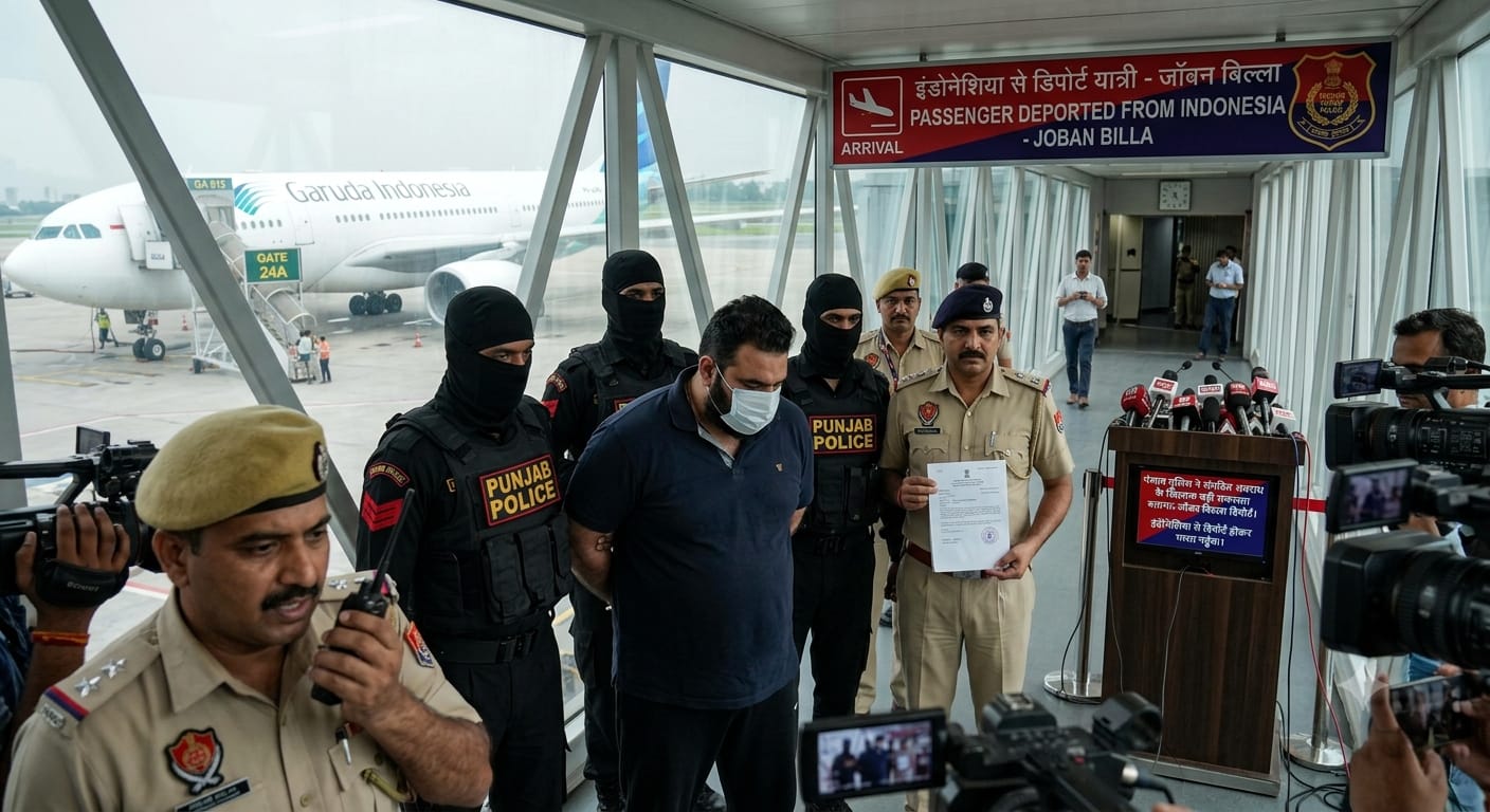 AI image of goons and police