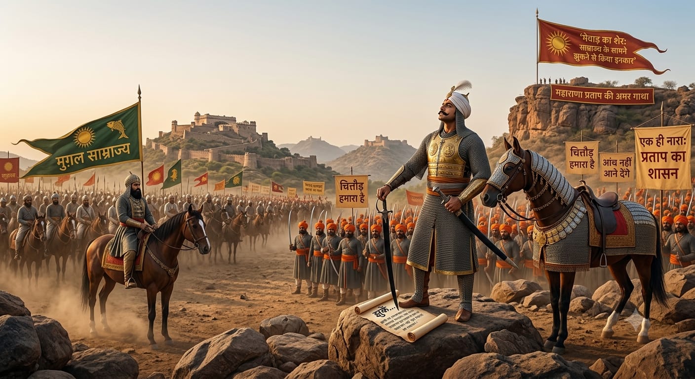 AI image of Maharana pratap