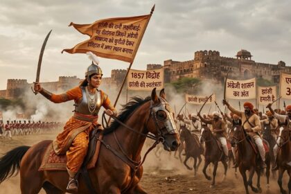 AI image of Rani Laxmi bai