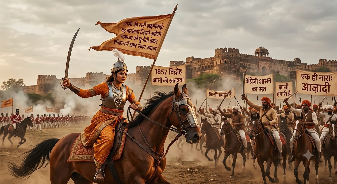 AI image of Rani Laxmi bai