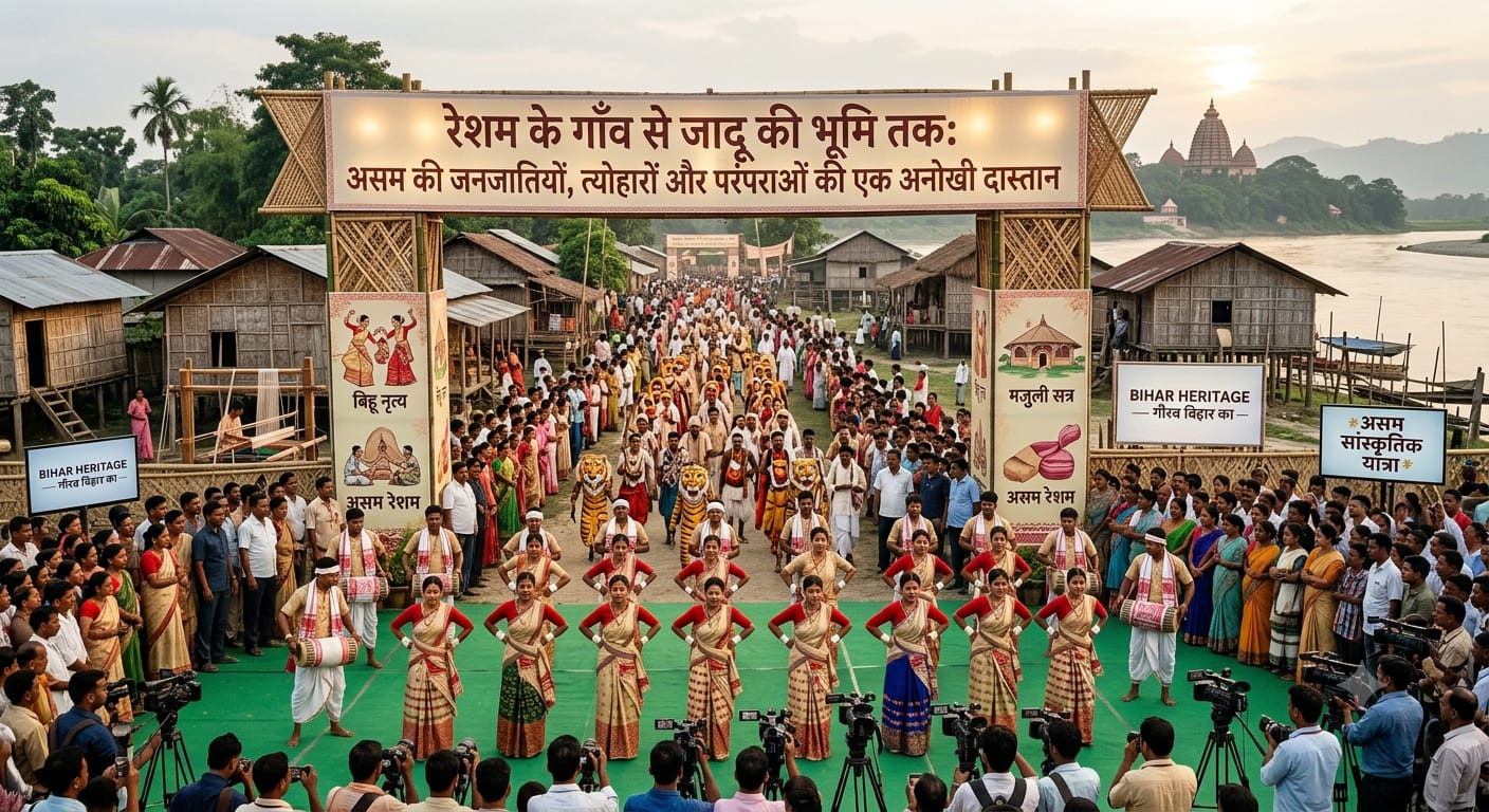 AI image of Assam culture