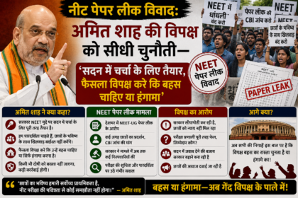 neet-paper-leak-amit-shah image created by CHATGPT