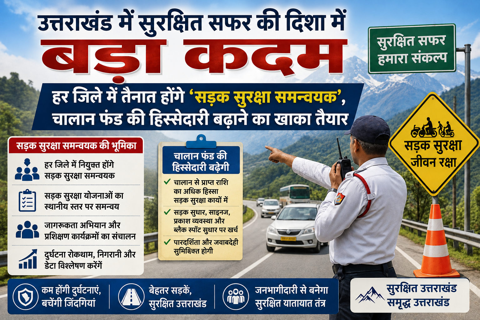 uttarakhand-road-safety image created by ChatGPT