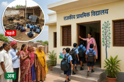 AI image of Rajasthan School