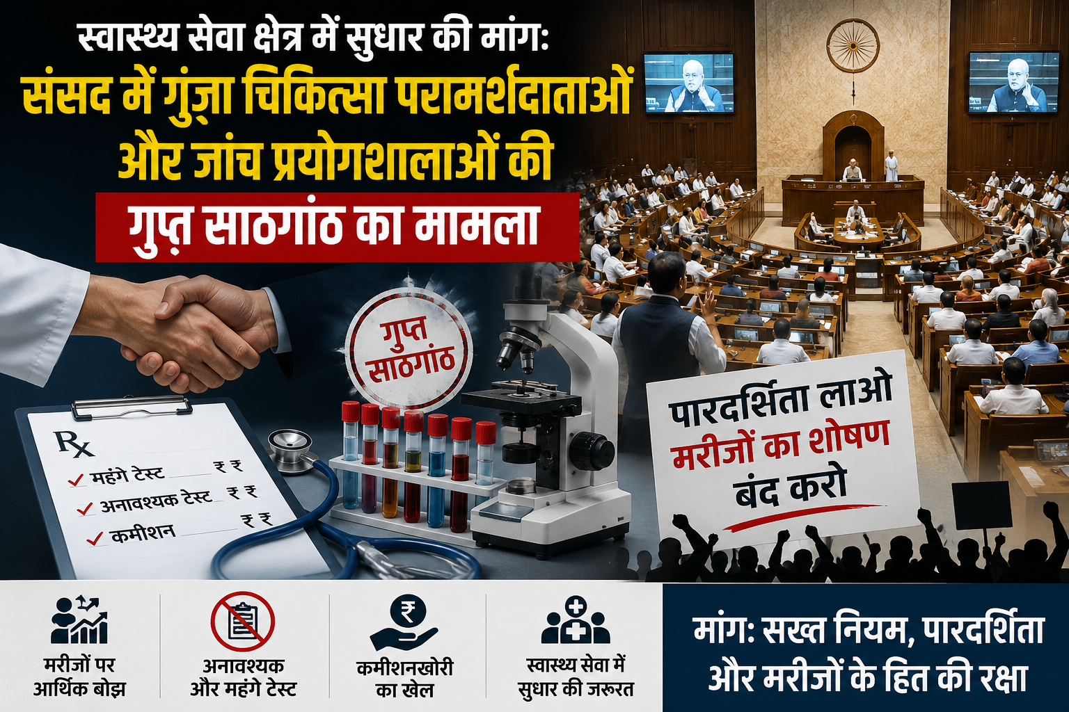 Health project in sansad Source of image by Ai (chat GPT)