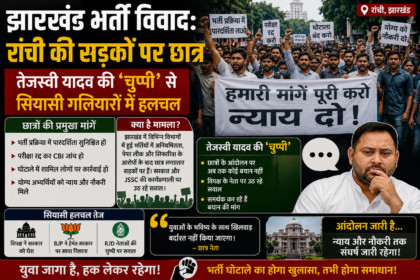 Jharkhand Protest image created by Chat GPT