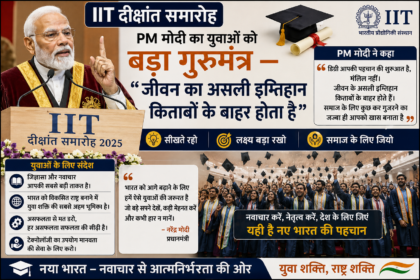 IIT Convocation: Modi’s Youth Mantra Source of image is AI Chat GPT