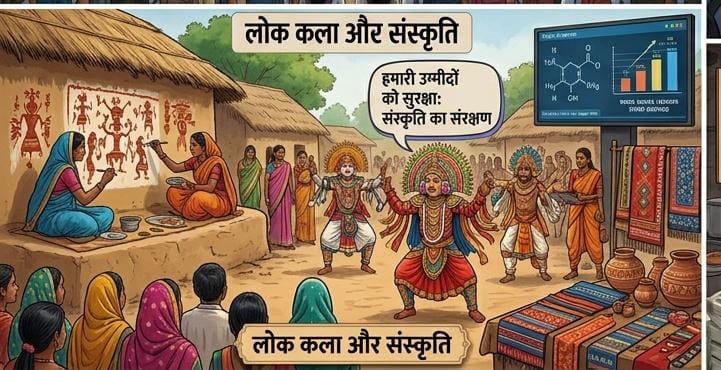 AI image of jharkhand heritage culture